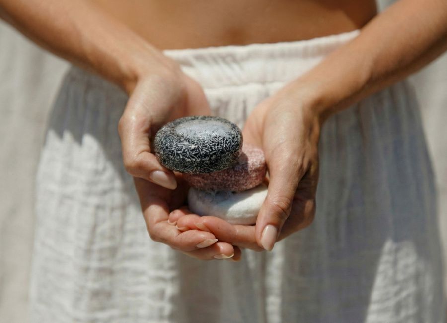 homemade shampoo bars