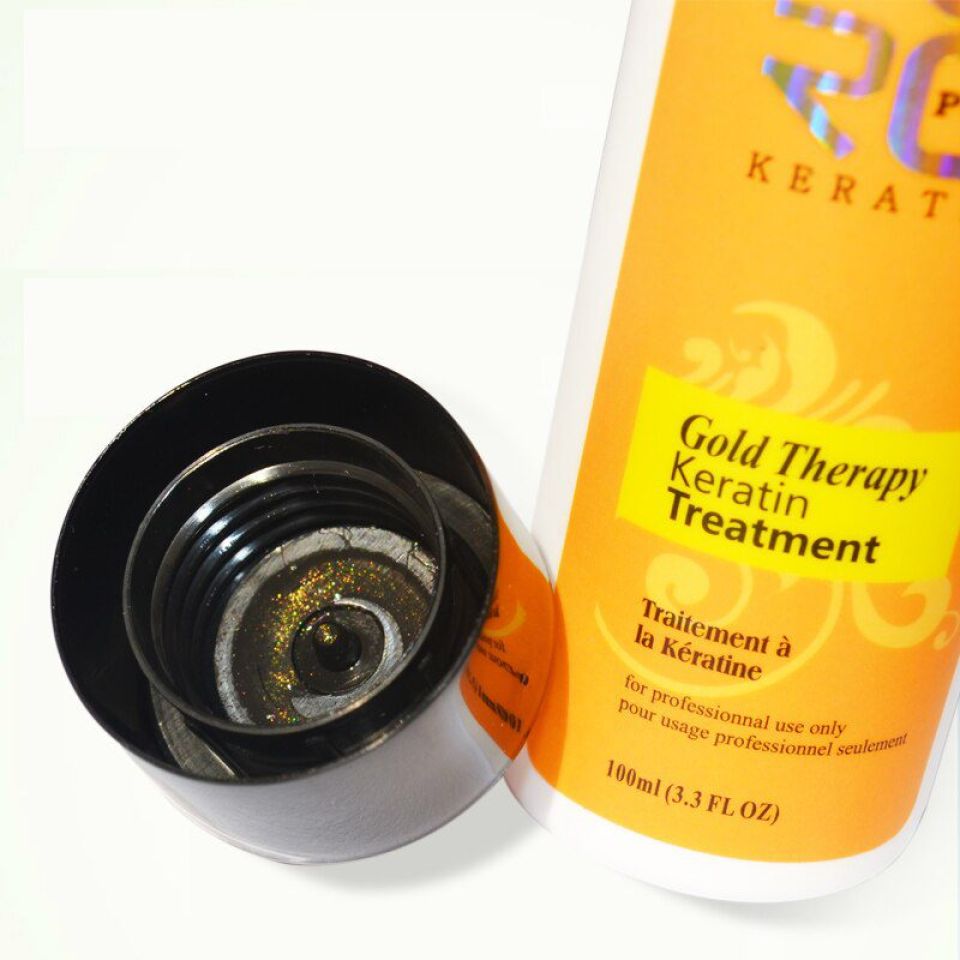 New Advanced Gold Therapy Keratin Treatment Duo Gold therapy keratin treatment 2016 new advanced formula best hair care 30 minutes repair damaged hair 3 0a38c680