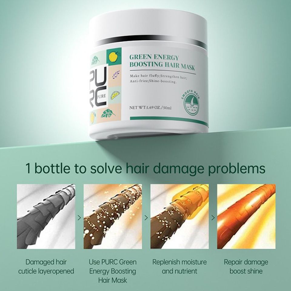 PURC Keratin Green Energy Boosting Hair Mask S1f1f7626caa843b9b487168ef0bf48f8s 122d11ea