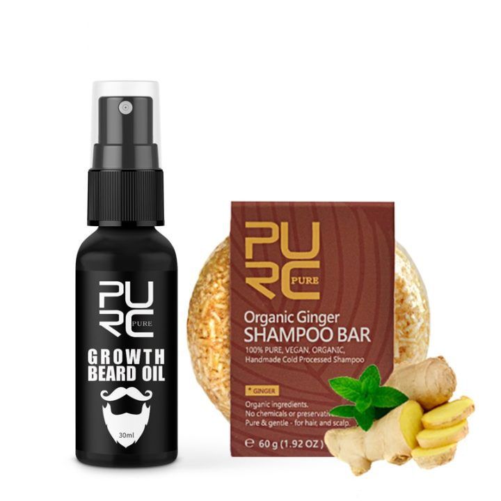 PURC Magical Hair Mask & Bio Seaweed Shampoo Bar Combo Growth Hair Shampoo Soap Ginger Beard Growth Essence Spray Hair Oil Smoothing Anti Hair Fall Care wpp1594704763980 1 173b11eb