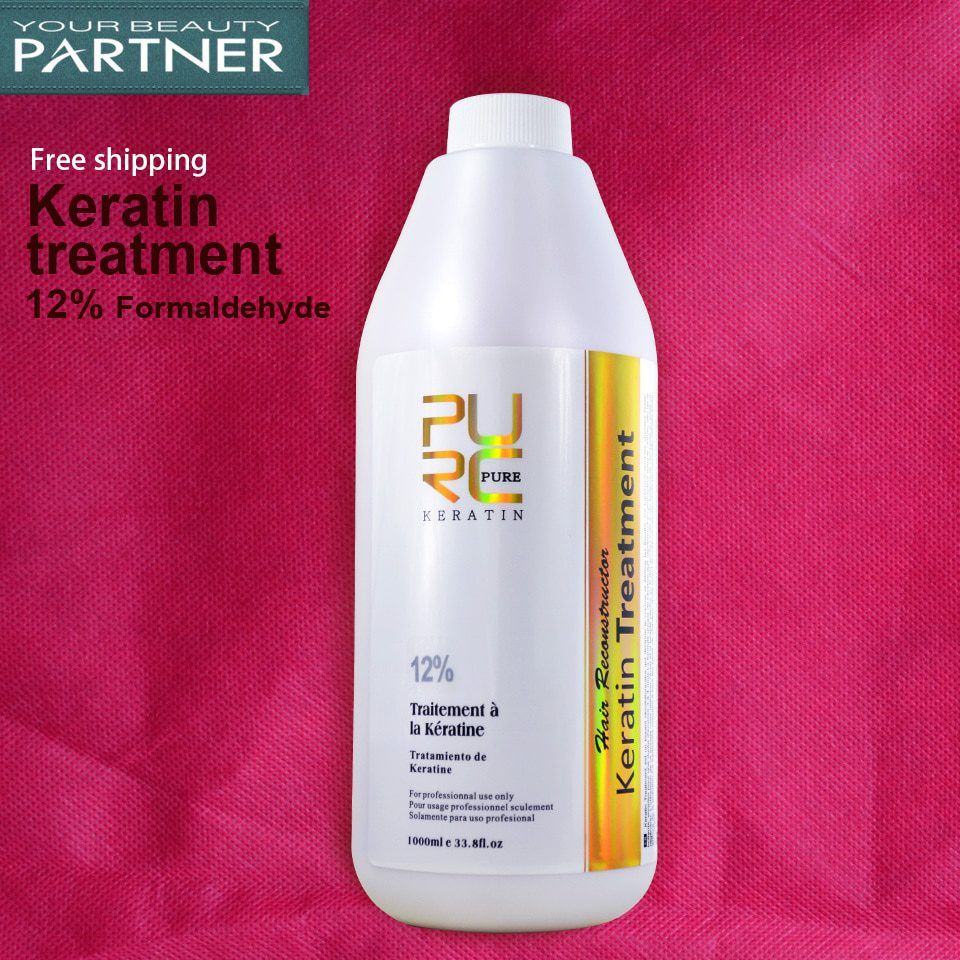 12% Formalin Keratin Hair Treatment & Shampoo PURE repair and straighten damage hair product 12 formlain 1000ml pure chocolate keratin treatment and purifying 3 2087bab5