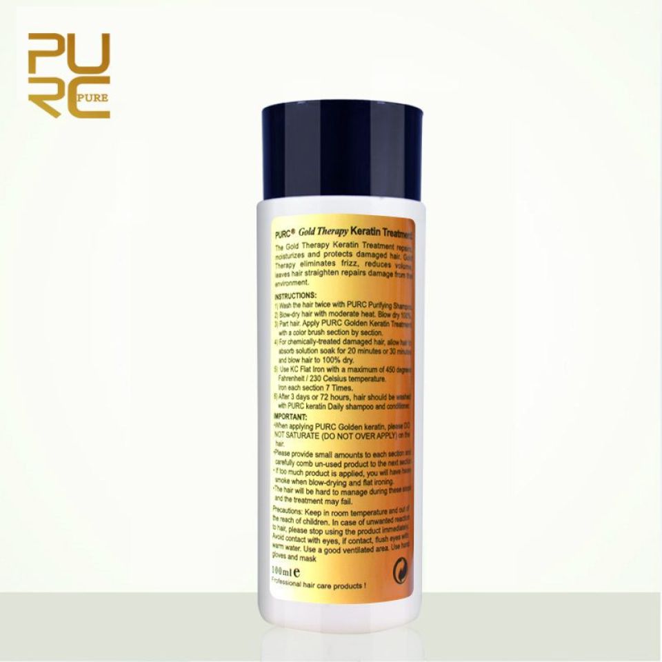 New Advanced Gold Therapy Keratin Treatment Duo Gold therapy keratin treatment 2016 new advanced formula best hair care 30 minutes repair damaged hair 5 289f9515