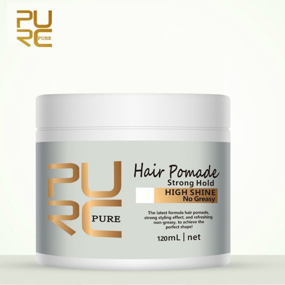 Pomade Gel New arrival PURC Hair Pomade Strong style restoring Pomade Hair wax hair oil wax mud For 2 2abb0196