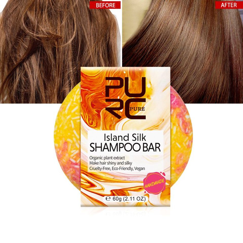Island Silk Shampoo Bar PURC New Arrivals Organic Island Silk Shampoo Bar Handmade Cold Processed Dry Shampoo Soap Soild Shampoo 3 3db5d35e