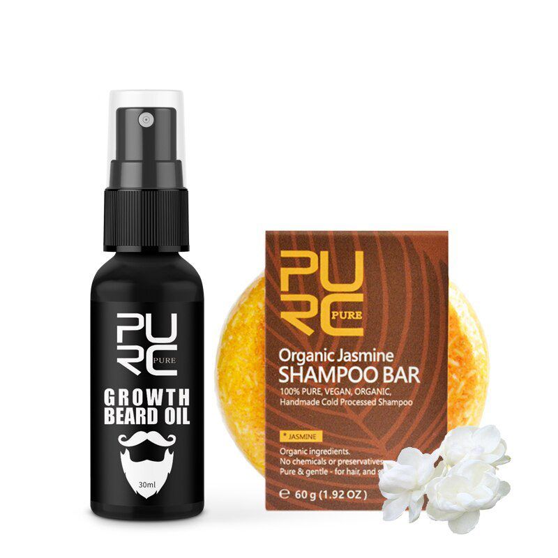 PURC Magical Hair Mask & Bio Seaweed Shampoo Bar Combo Natural Plant Dry Shampoo Hair Growth Essence Beard Growth Oil Anti Hair Loss Product Nourishing Wash 6 3eca2ab4
