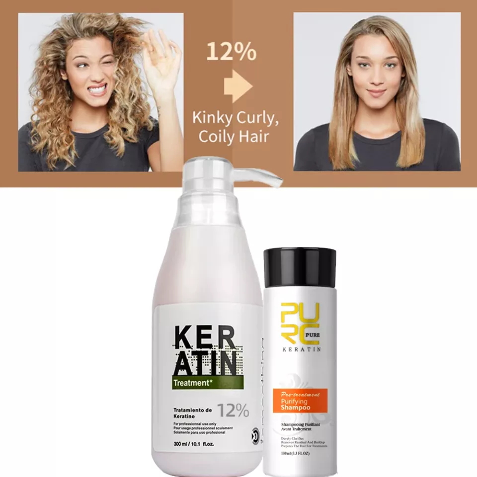 PURC Brazilian Keratin Hair Treatment and Purifying Shampoo Set S1997f1761965406eb9b442131dd047d8C 431622d4