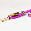 High Quality Titanium Shears Purple titanium 6 0 inch high quality hairdresser shear Free Shipping hair salon product hot sale 5 45f1002f