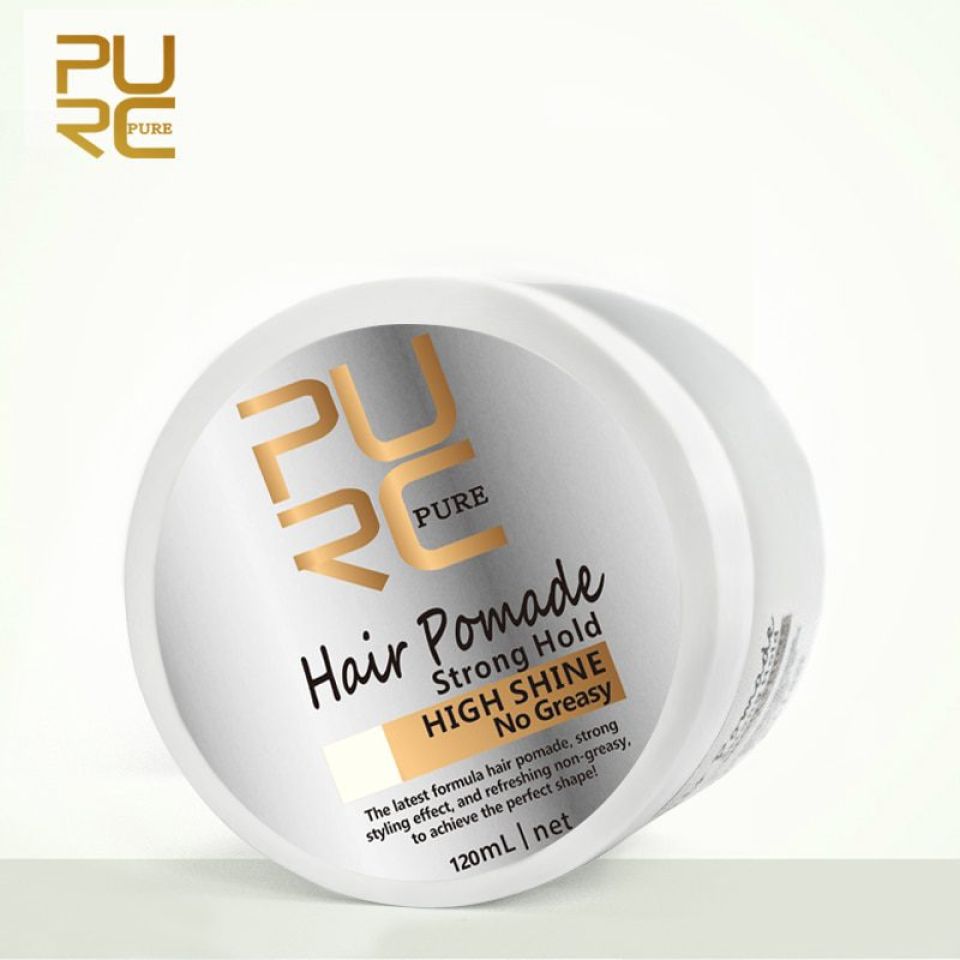 Pomade Gel New arrival PURC Hair Pomade Strong style restoring Pomade Hair wax hair oil wax mud For 3 5385ced6