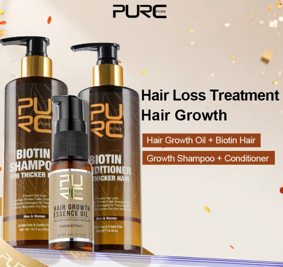 Biotin and Ginger Hair Growth Oil Shampoo Conditioner Sets 40f565b2 03f9 48d2 96d1 6ef23ac05d63490538 1 62aafdeb