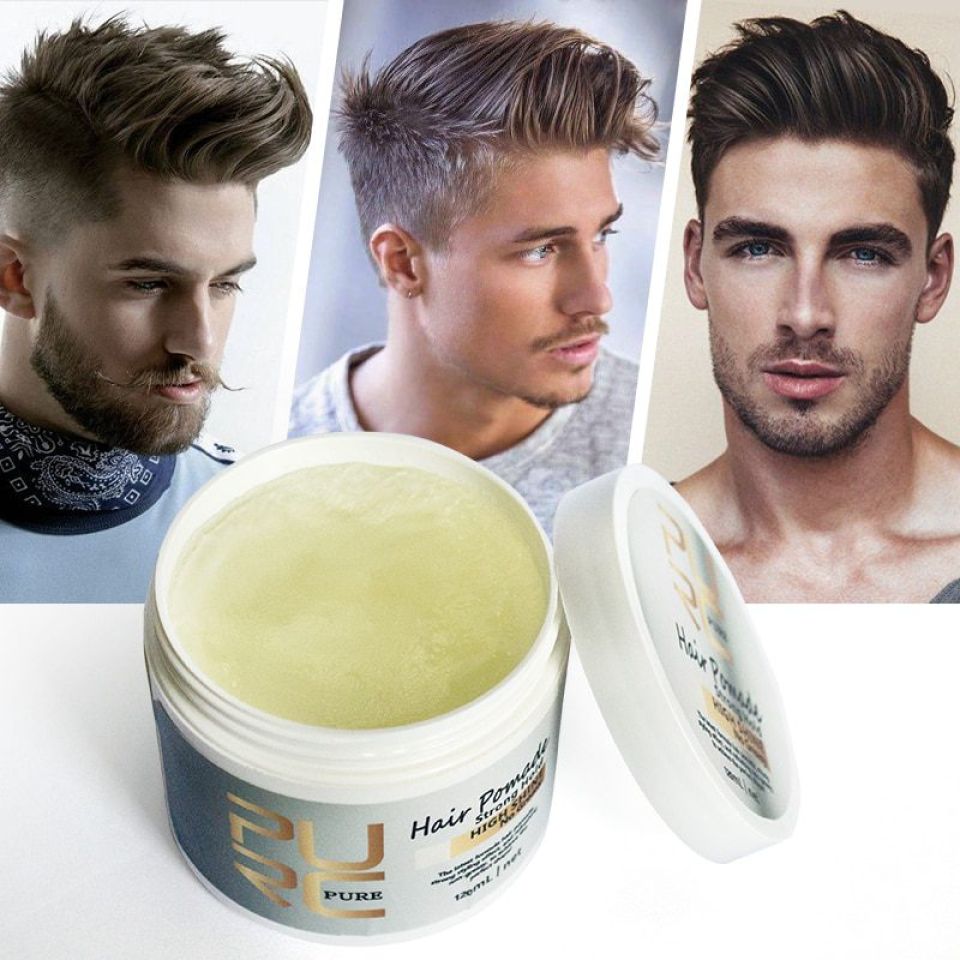 Pomade Gel New arrival PURC Hair Pomade Strong style restoring Pomade Hair wax hair oil wax mud For 1 671a8785