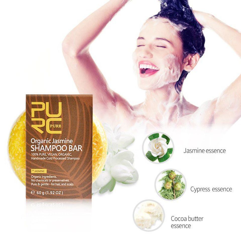 Jasmine Shampoo Bar PURC Organic Jasmine Shampoo Bar 100 PURE and Jasmine handmade cold processed hair shampoo no chemicals 2 1 6f640d3a