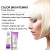 Blonde Purple Hair Shampoo PURC Blonde Purple Hair Shampoo Removes yellow and brassy tones for silver Ash look Purple Hair 4 71f270e5