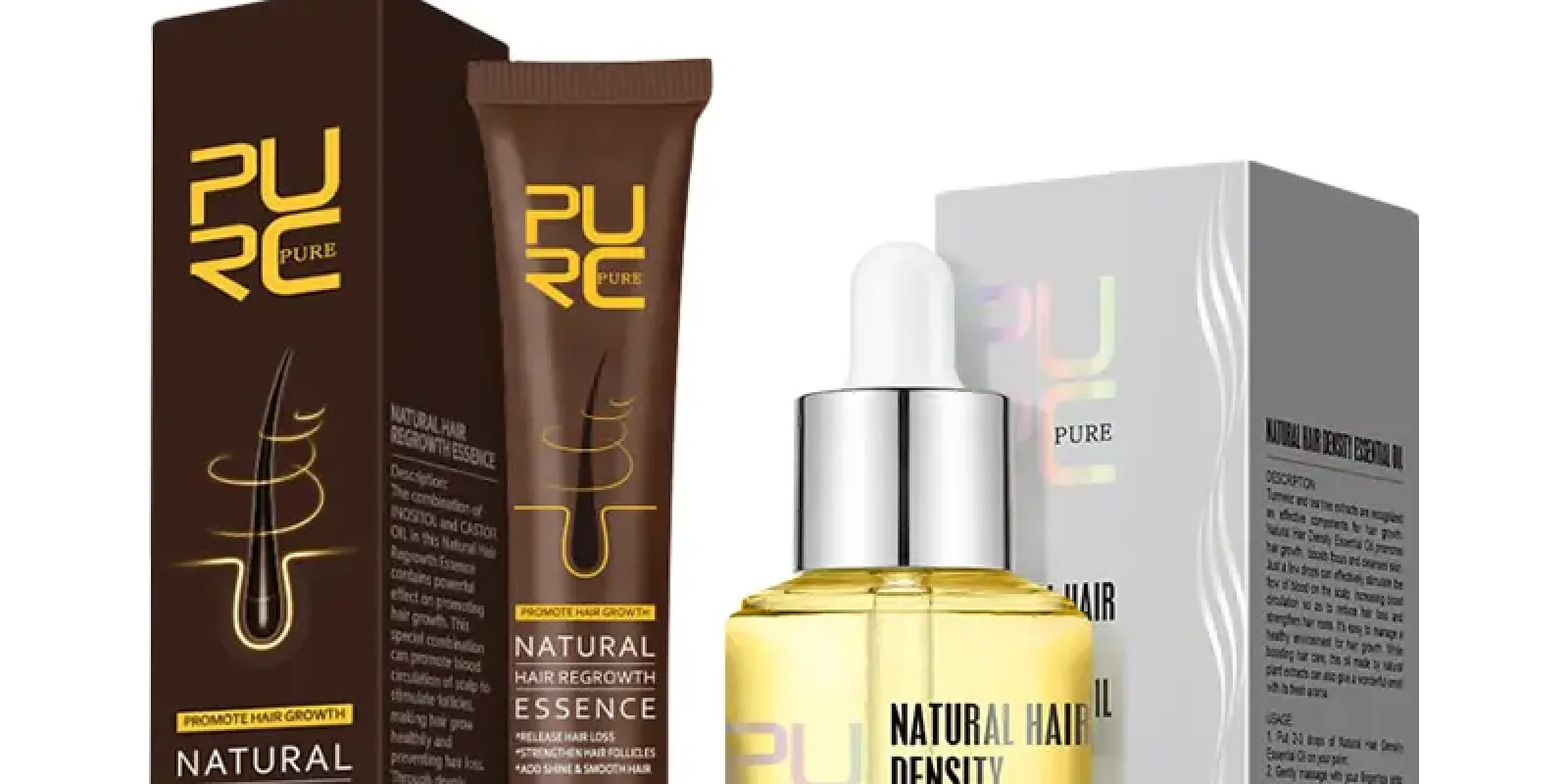 New PURC Natural Hair Density Oil PURC Essence Density Oil Combo 765ad7d4