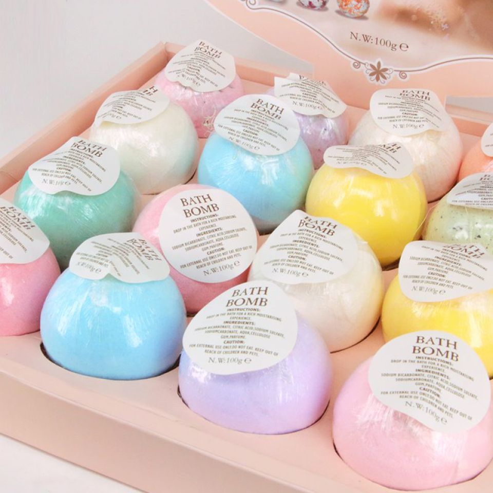 Bubble Bath Bomb Moisturizing Bubble Bath Bomb Ball Essential Oil Handmade SPA Stress Relief Exfoliating Bath Salt Bathing Shower 2 7919cbfa