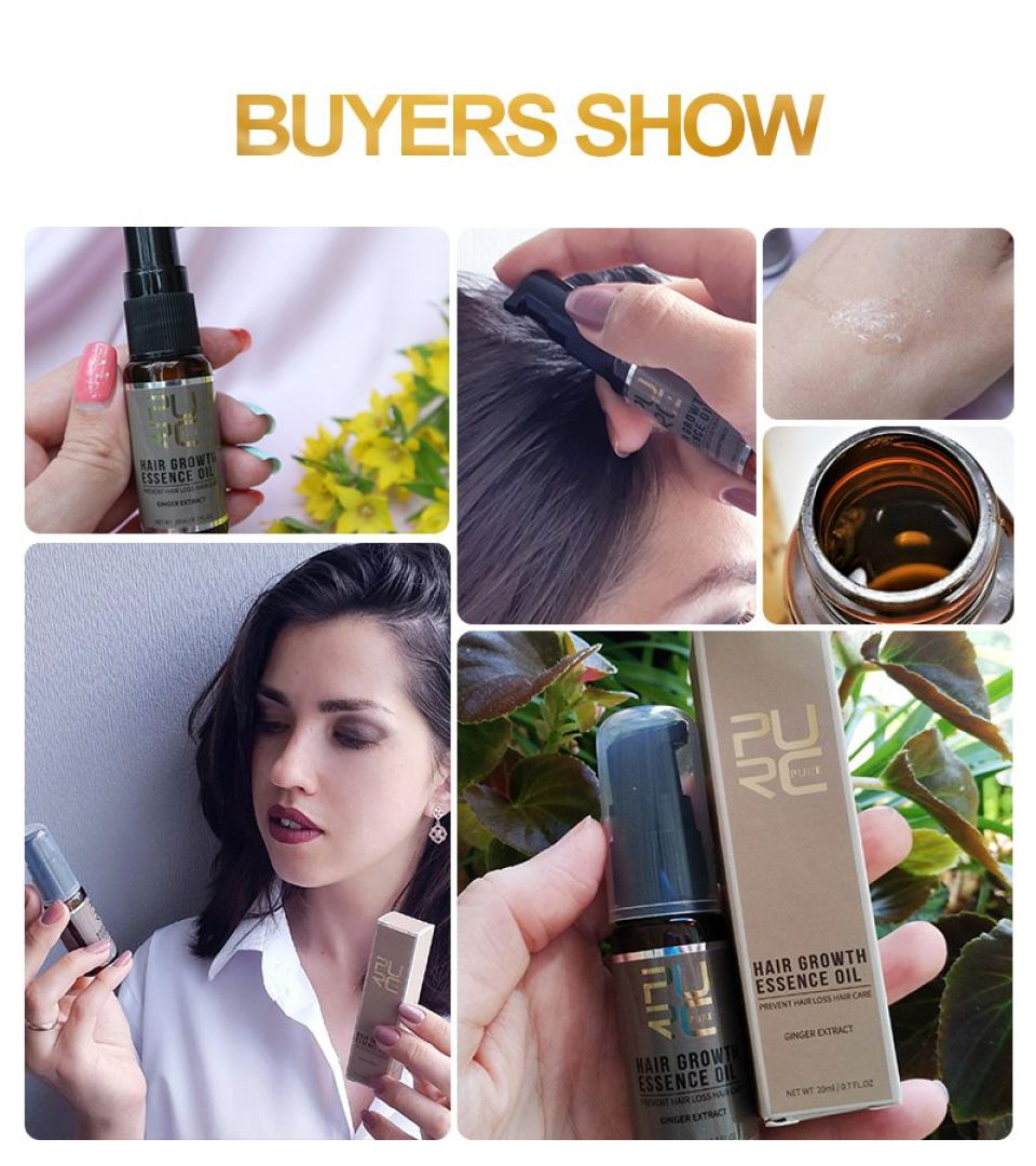 Fast Hair Growth Ginger Essence Oil PURC Hot sale Fast Hair Growth Essence Oil Hair Loss Treatment Help for hair Growth Hair 4 7e3790b4