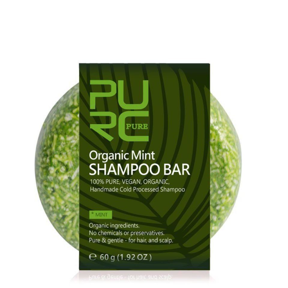 Mint Shampoo Bar PURC Organic Natural Mint Shampoo Bar 100 PURE and mint handmade cold processed hair shampoo no 1 1 7e57282b