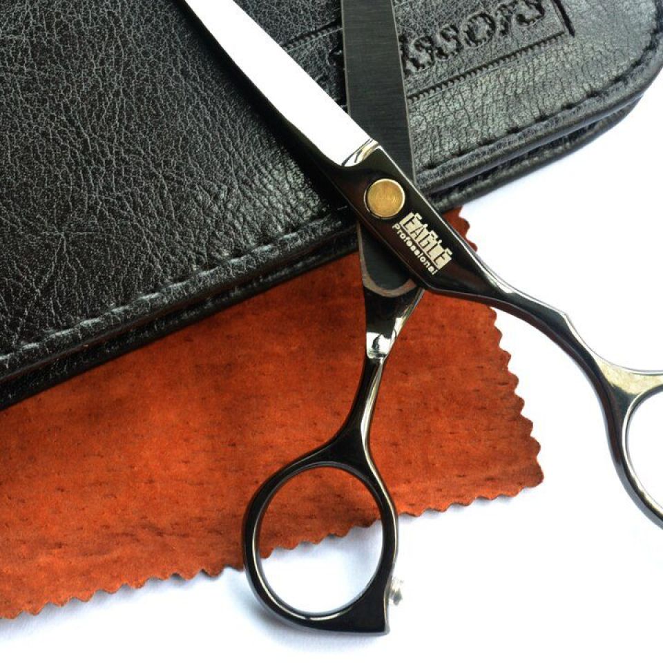 High-Quality Professional Titanium Hair Cutting Shears Hair scissors cutting black titanium professional hair scissors set high quality hair salon product hot sale 2 80316b3a