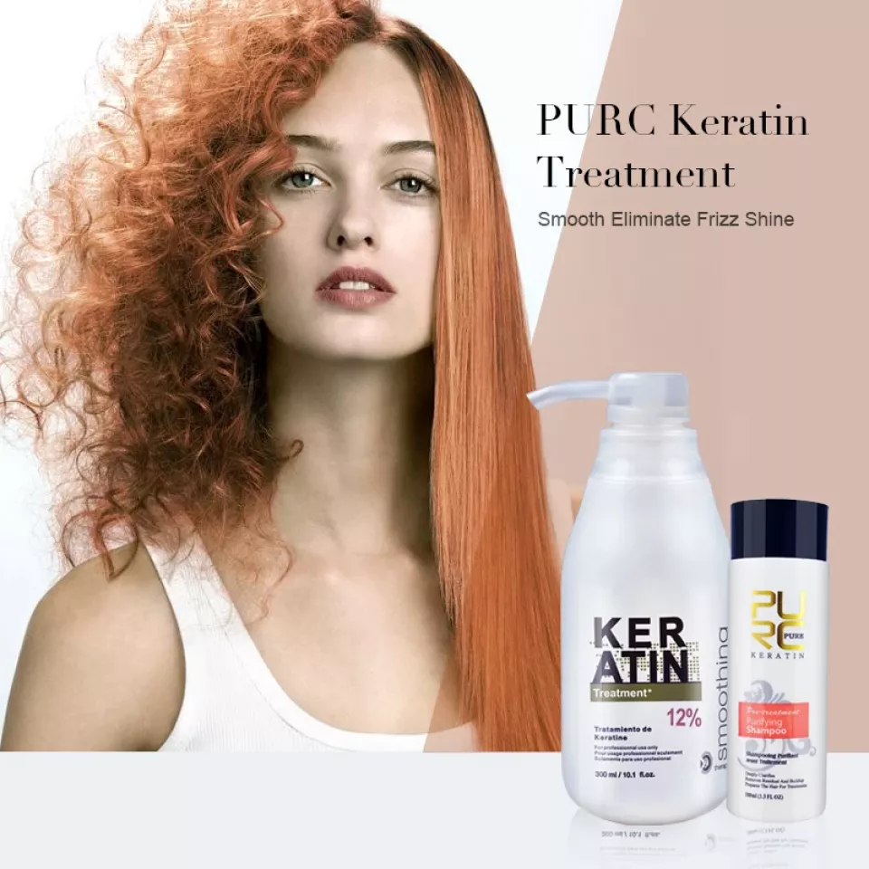 PURC Brazilian Keratin Hair Treatment and Purifying Shampoo Set HTB1hONntuySBuNjy1zdq6xPxFXay 8c5025be