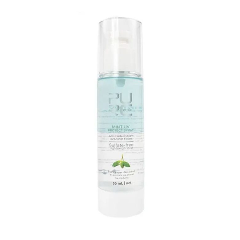 PURC Green Energy Boosting Hair Shampoo purcorganics Peppermint UV Damage Protect Spray 8c234374