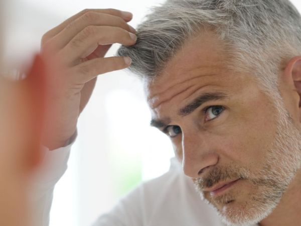 grey hair