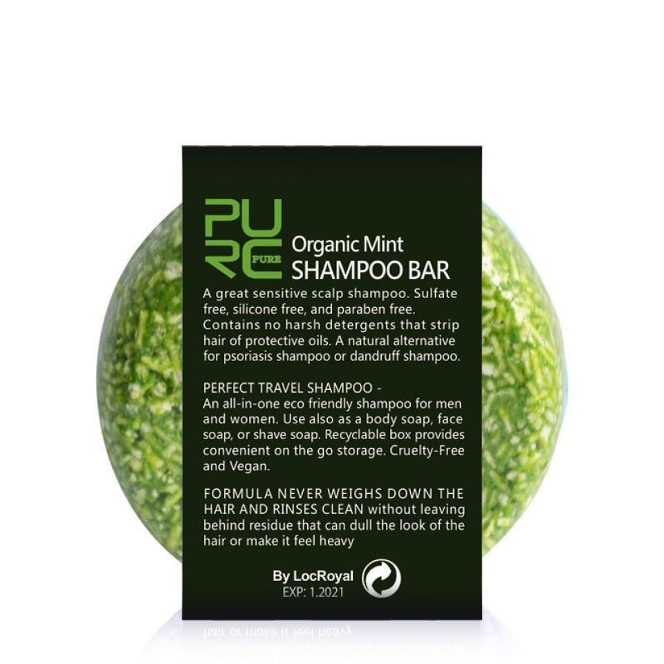 Mint Shampoo Bar PURC Organic Natural Mint Shampoo Bar 100 PURE and mint handmade cold processed hair shampoo no 2 1 9a8bd35f