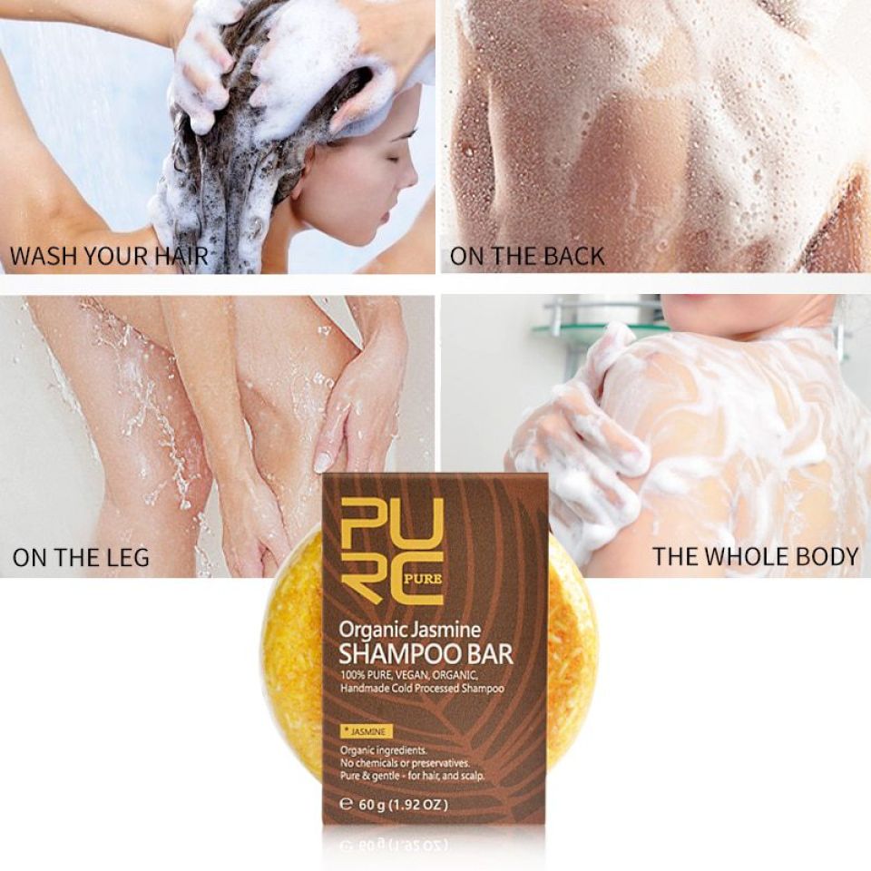 Jasmine Shampoo Bar PURC Organic Jasmine Shampoo Bar 100 PURE and Jasmine handmade cold processed hair shampoo no chemicals 1 a3cee9f2