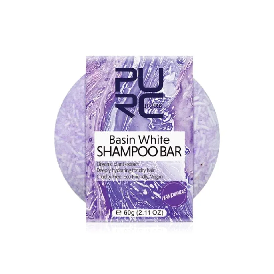 Basin White Shampoo Bar PURC New Product Handmade Hair Shampoo Soap Cold Processed Basin White Shampoo Bar 100 Pure Hair 3 wpp1594290608551 1 84d27ed0 aaa6c669