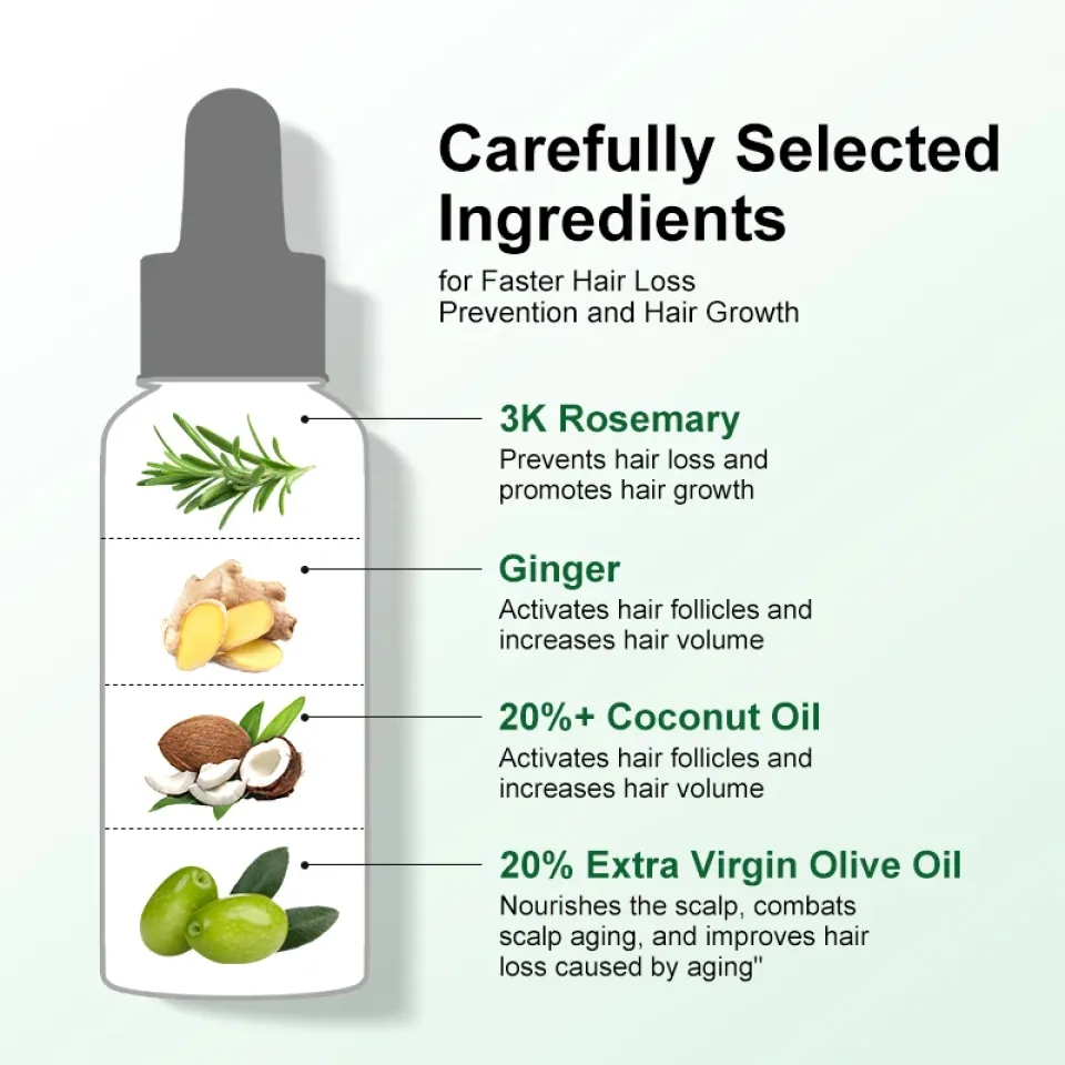 PURC Natural Rosemary Hair Growth Essential Oil S3795d208faa54c6b859b583f53524a71i b738b7cd