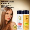 New Advanced Gold Therapy Keratin Treatment Duo Gold therapy keratin treatment 2016 new advanced formula best hair care 30 minutes repair damaged hair 2 baabe14b