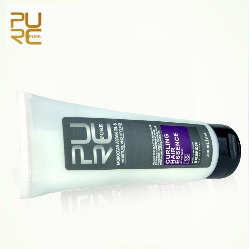 Argan Oil Curls Enhancer PURC Argan oil Curl Enhancers Make Hair Moisture And Styling And Elastic Wave Hair 100ml Hair 3 c6cd059c
