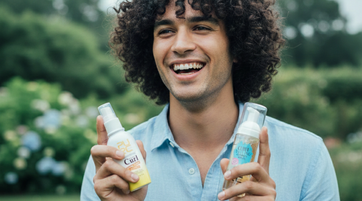 clean shampoo for curly hair