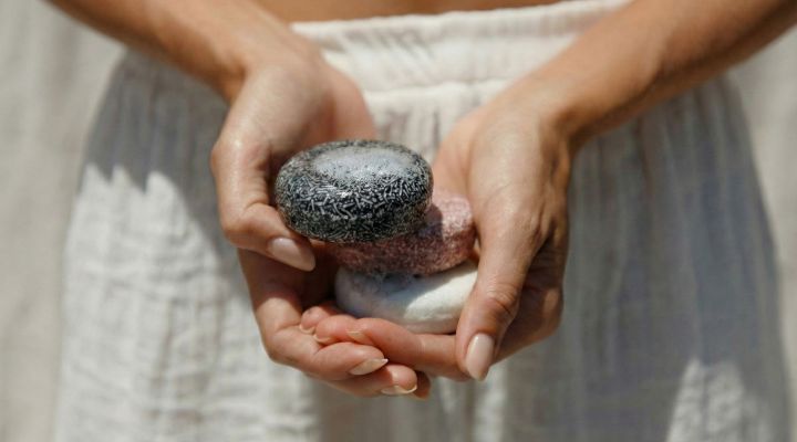 homemade shampoo bars