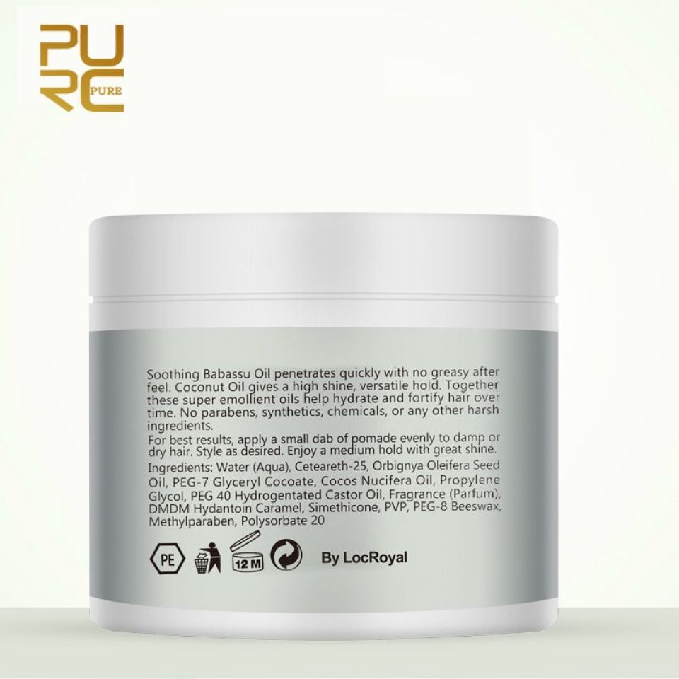 PURC Pomade Gel New arrival PURC Hair Pomade Strong style restoring Pomade Hair wax hair oil wax mud For 5 e9a2abac
