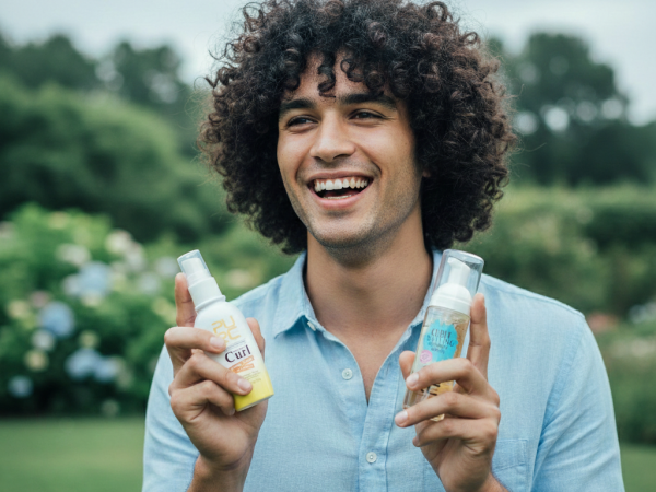 clean shampoo for curly hair