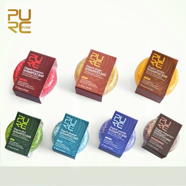 The 6 Myths About Shampoo Bar 7 types PURC Organic shampoo soap Vegan handmade cold processed refreshing antidandruff hair shampoo Big Sale 2 f88d49e0