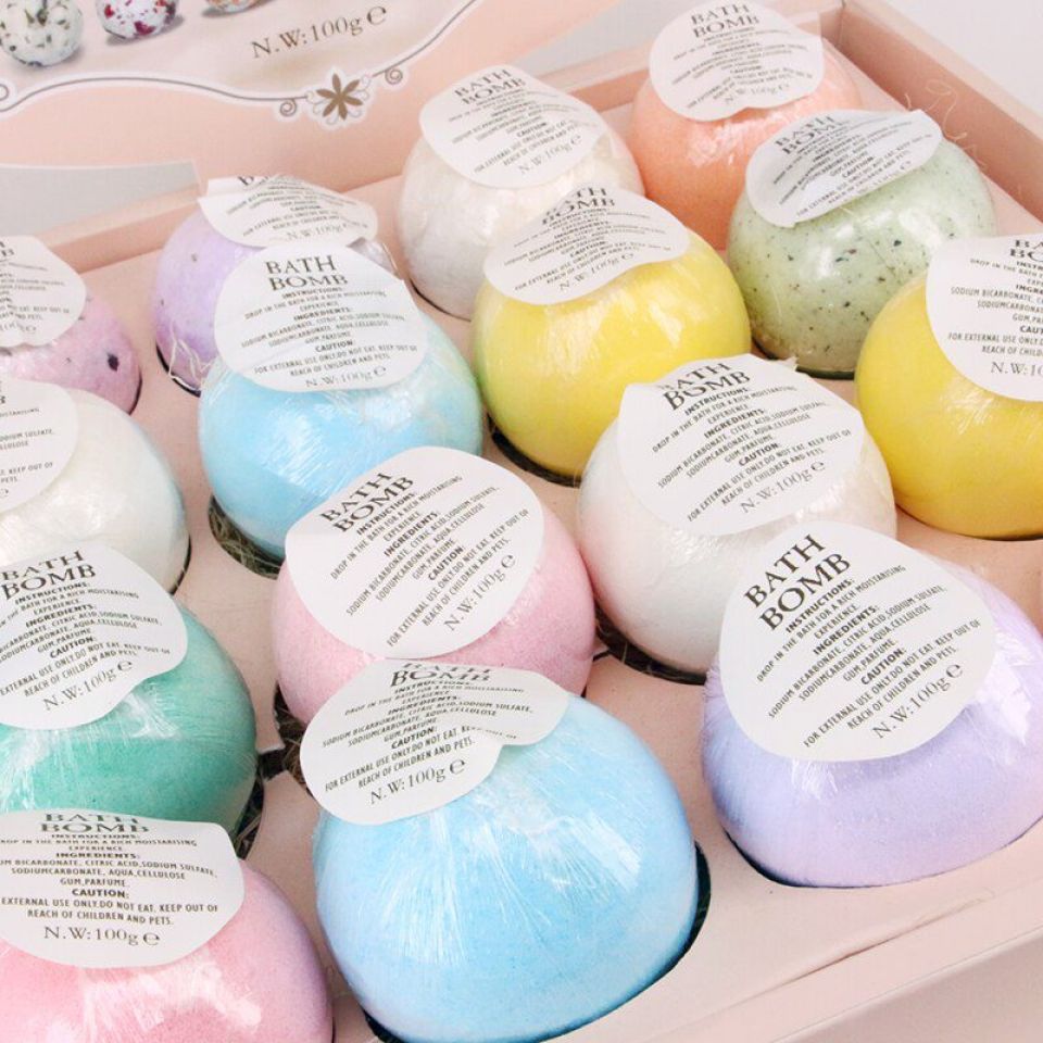 Bubble Bath Bomb Moisturizing Bubble Bath Bomb Ball Essential Oil Handmade SPA Stress Relief Exfoliating Bath Salt Bathing Shower 3 f9e9dce5