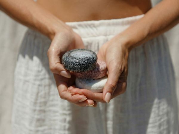 homemade shampoo bars