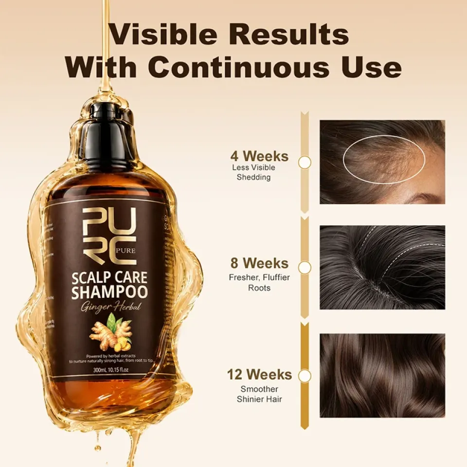 PURC Ginger Herbal Scalp Care Hair Shampoo Se5fc2be1b7664df3ba2e2f58f20ee5feI fc5302fa