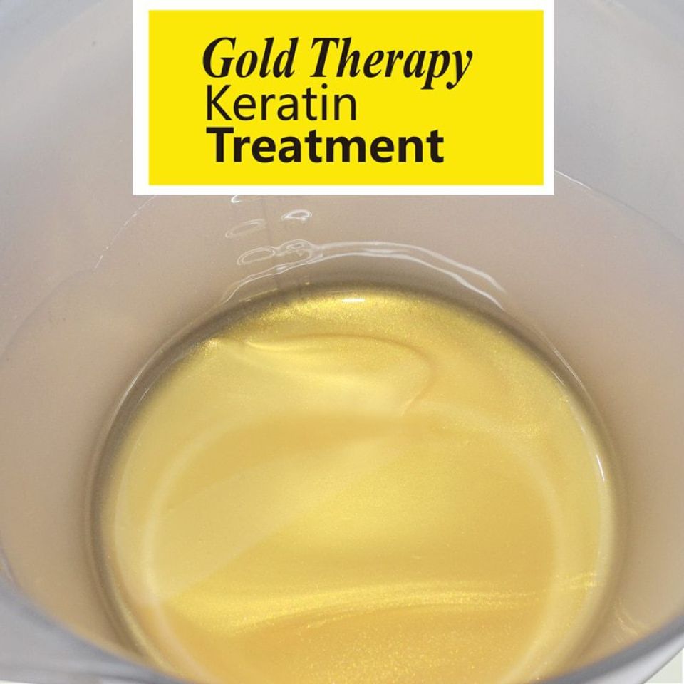New Advanced Gold Therapy Keratin Treatment Duo Gold therapy keratin treatment 2016 new advanced formula best hair care 30 minutes repair damaged hair 1 fd5e8df8