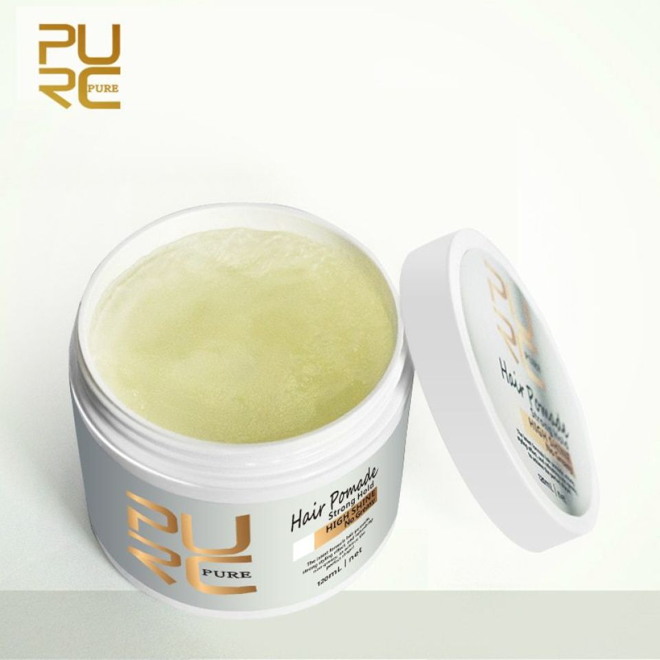 Pomade Gel New arrival PURC Hair Pomade Strong style restoring Pomade Hair wax hair oil wax mud For 4 febef6b3