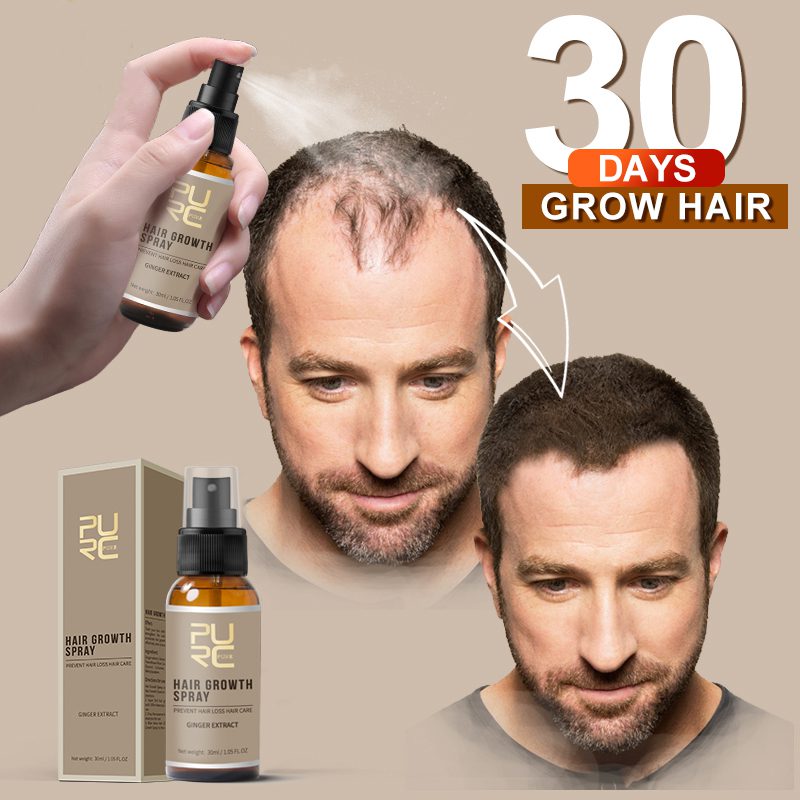 Hair Growth Spray PURC 2019 New Hair Growth Spray Fast Grow Hair hair lossTreatment Preventing Hair Loss 30ml 1