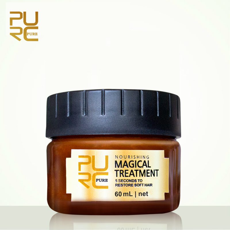 PURC Organics PURC Magical treatment mask 5 seconds Repairs Frizzy make hair soft smooth 60ml keratin Hair Treatment 5