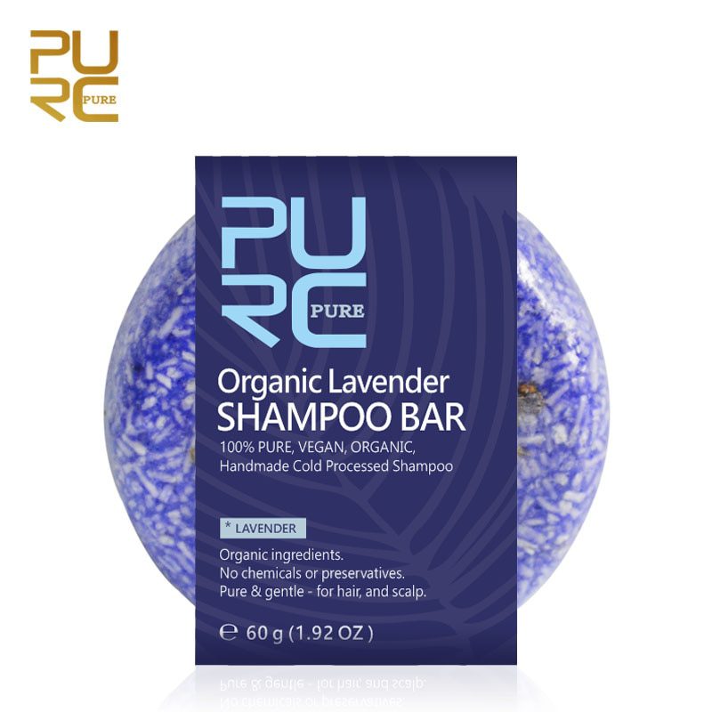 The Original Series PURC Shampoo Bar - Set Of 7 PURC Organic Lavender Shampoo Bar 100 PURE and Vegan handmade cold processed hair shampoo no chemicals 3