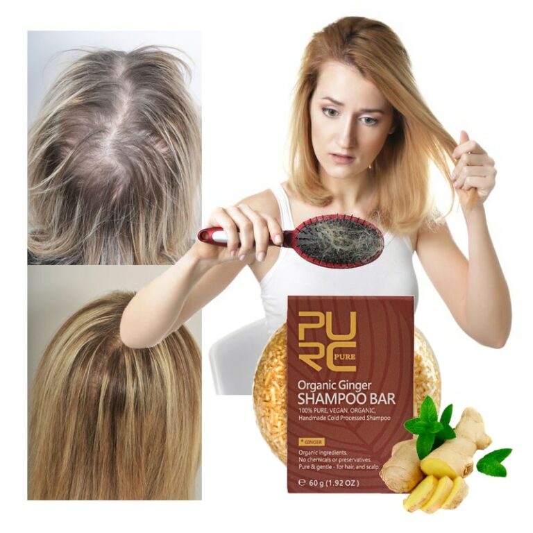 Ginger Hair Growth Serum & Ginger Shampoo Bar Combo - PURC Organics