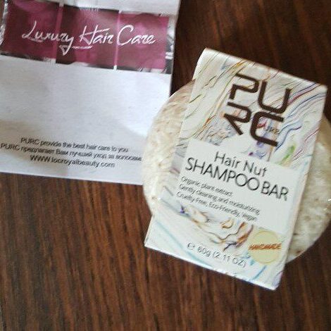 Hair Nut Shampoo Bar - Infused With Almond And Coconut Oil purcorganics hair nut shampoo bar 6 e1755494988708