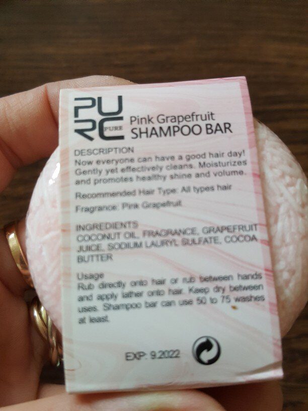 Pink Grapefruit Shampoo Bar purcorganics pink grapefruit Shampoo bar 4