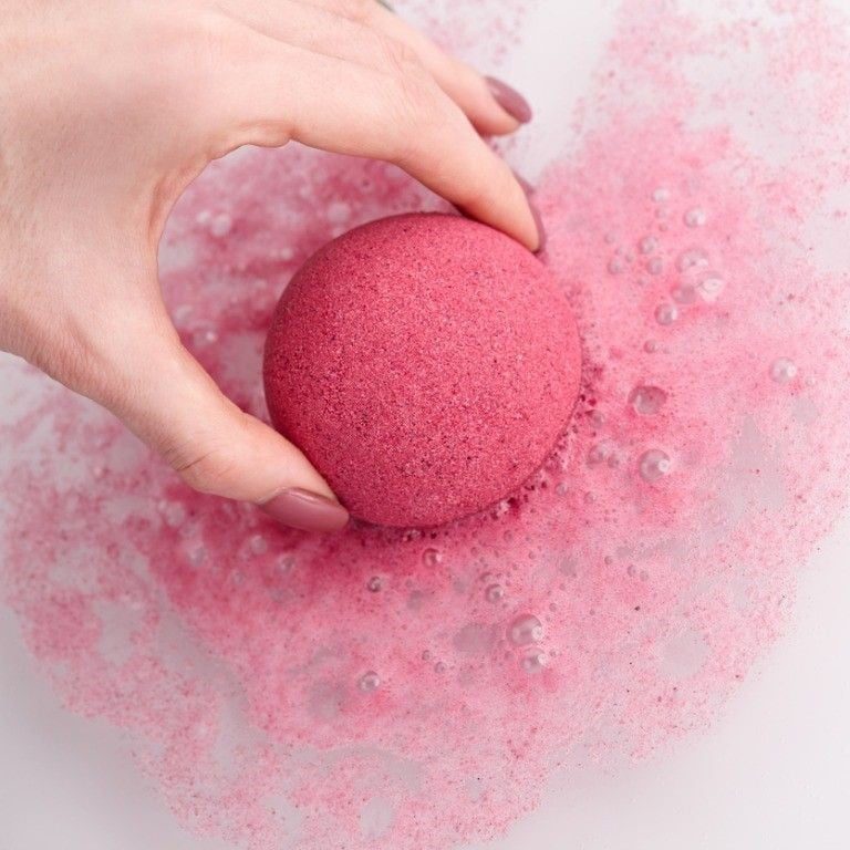 Fizzy Bathing Bombs Dual Set purcorganics bath bomb 2