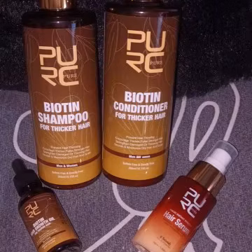 Biotin Shampoo, Conditioner & Oil Combo purc biotin shampoo conditioner and oil combo 7 e1756366254254