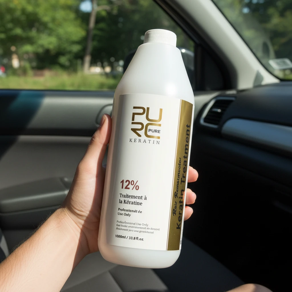 Keratin Hair Treatment for Damaged Hair - 2000ml Duo (2 x 1000ml) purc keratin hair treatment for damaged hair 1