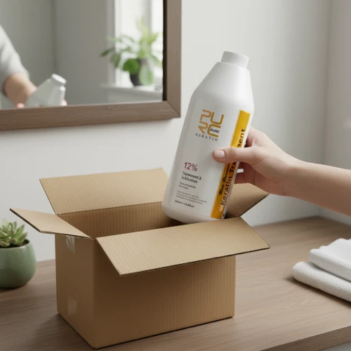 Keratin Hair Treatment for Damaged Hair - 2000ml Duo (2 x 1000ml) purc keratin hair treatment for damaged hair 2